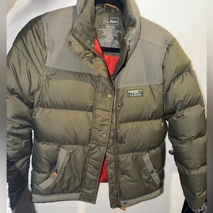 L.L. Bean Green Puffer